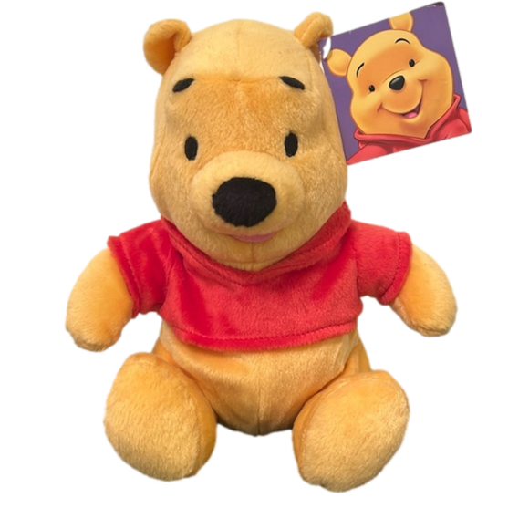 WINNIE THE POOH BEAR Plush Stuffed Animal Toy. Made by Fisher-Price in 2001. - Picture 1 of 8